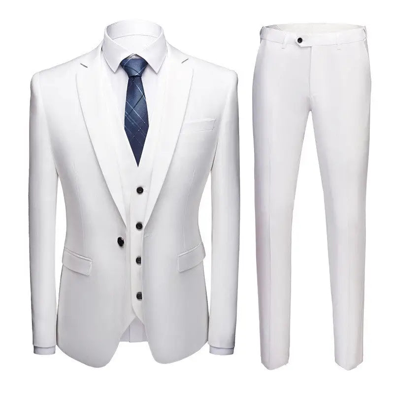 1 Button Jacket  Men's 3-piece suit – perfect for weddings, office & formal events. - www.Shopthatapp.com