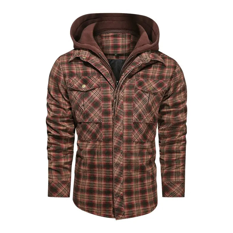 Men Warm Jacket Fleece Thick Autumn Winter Detachable Hoodies Jackets Men Slim Fit Men Clothing - www.Shopthatapp.com