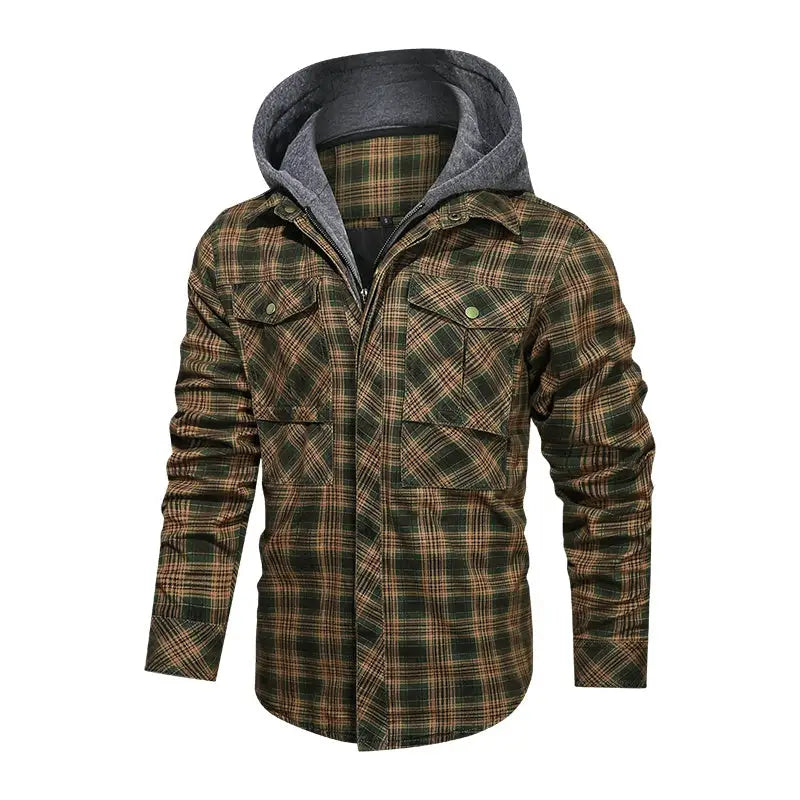 Men Warm Jacket Fleece Thick Autumn Winter Detachable Hoodies Jackets Men Slim Fit Men Clothing - www.Shopthatapp.com