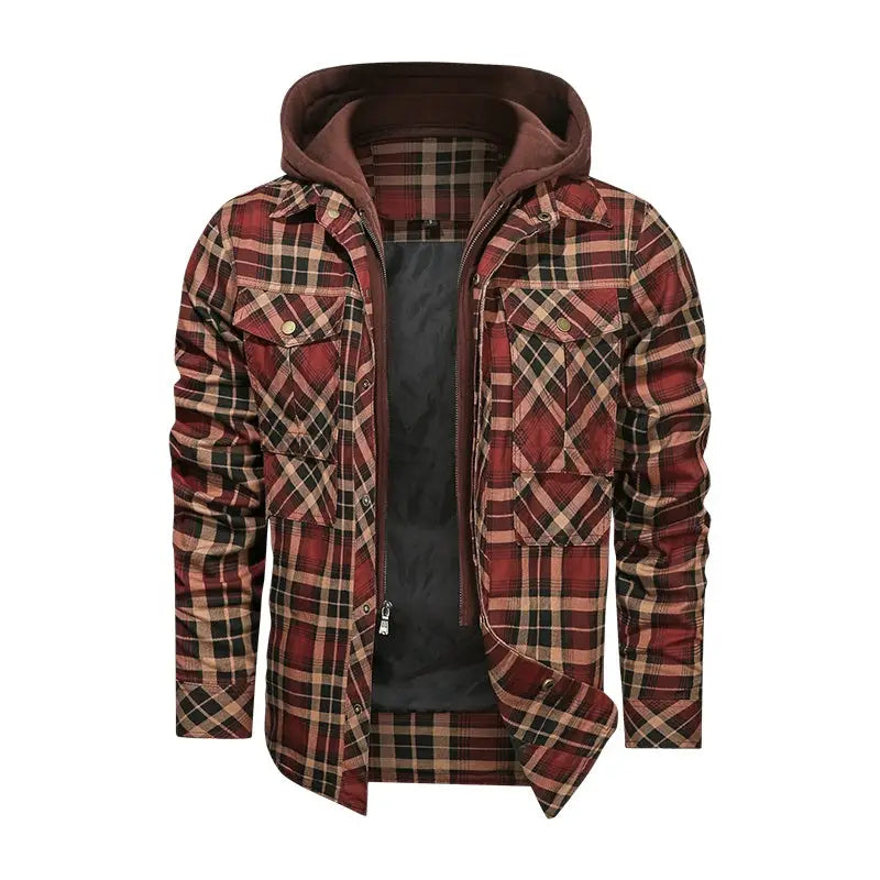 Men Warm Jacket Fleece Thick Autumn Winter Detachable Hoodies Jackets Men Slim Fit Men Clothing - www.Shopthatapp.com