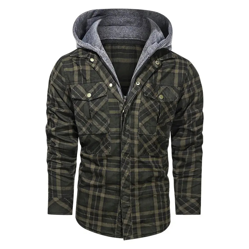 Men Warm Jacket Fleece Thick Autumn Winter Detachable Hoodies Jackets Men Slim Fit Men Clothing - www.Shopthatapp.com