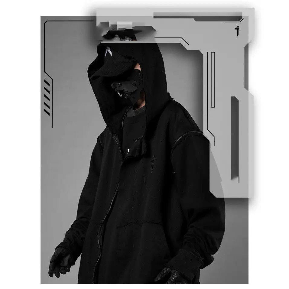 Men With Detachable Sleeves And Hooded Sweaters Are Loose - www.Shopthatapp.com