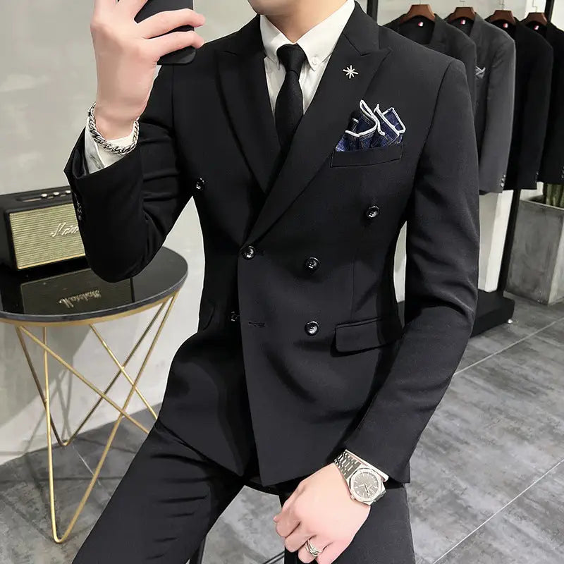 Men's Business Formal High-grade British Style Suit For Men - www.Shopthatapp.com