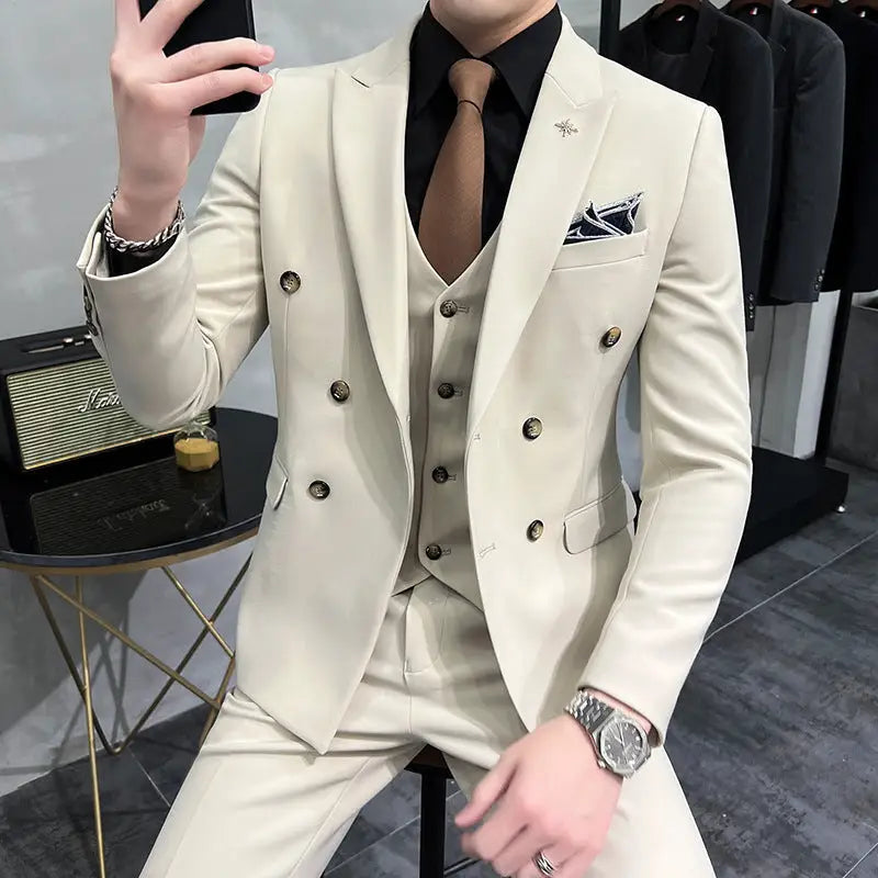 Men's Business Formal High-grade British Style Suit For Men - www.Shopthatapp.com