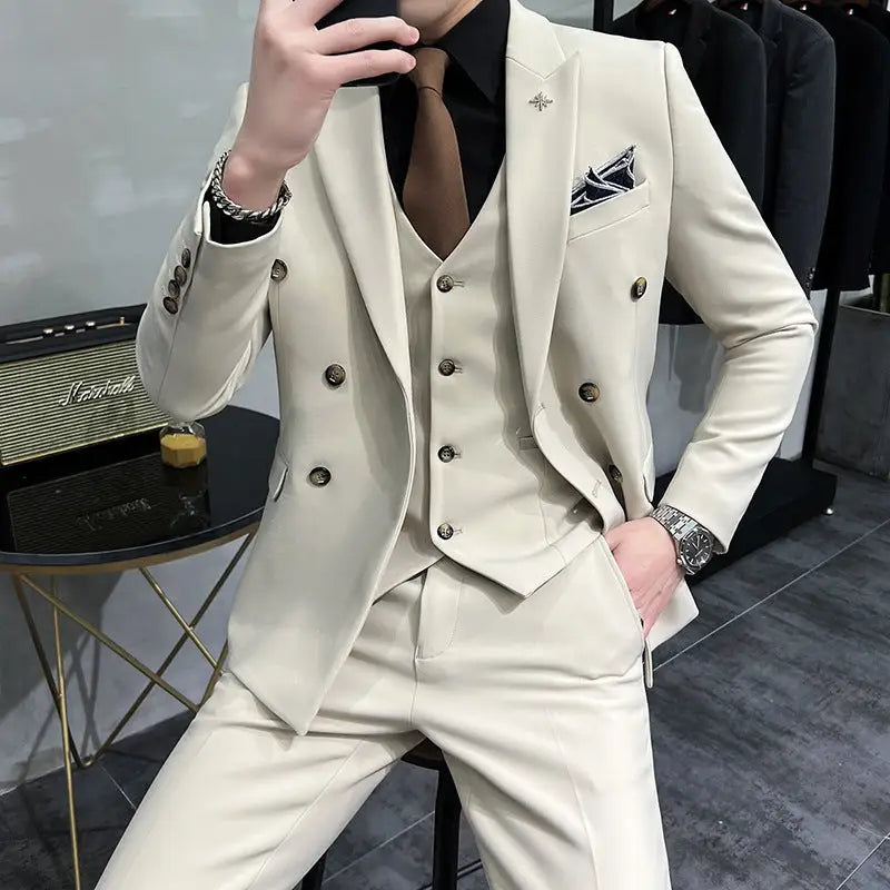 Men's Business Formal High-grade British Style Suit For Men - www.Shopthatapp.com