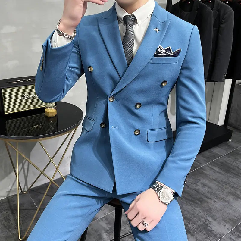 Men's Business Formal High-grade British Style Suit For Men - www.Shopthatapp.com