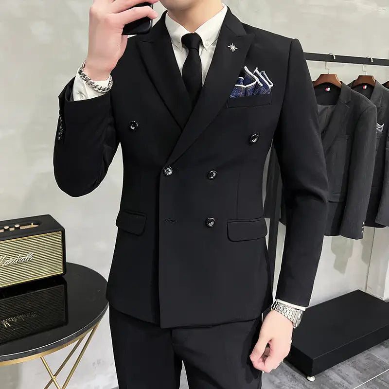 Men's Business Formal High-grade British Style Suit For Men - www.Shopthatapp.com