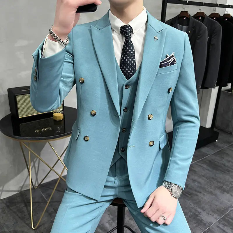 Men's Business Formal High-grade British Style Suit For Men - www.Shopthatapp.com
