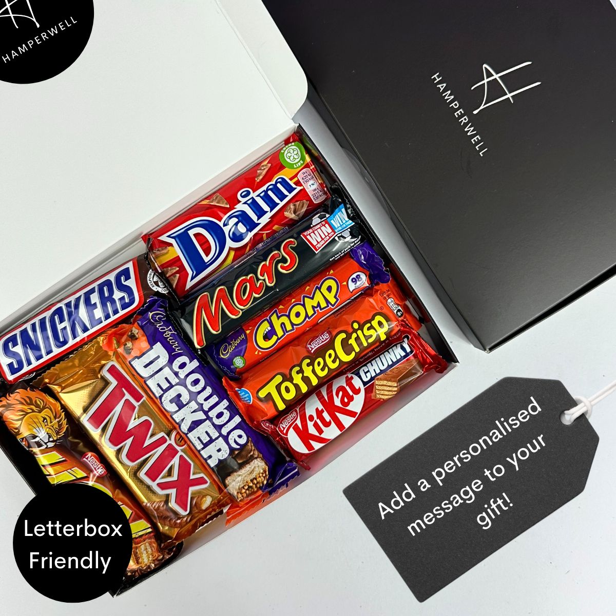 Men's Chocolate Letterbox Gift Hamper-Food and beverage-www.Shopthatapp.com-HamperWell