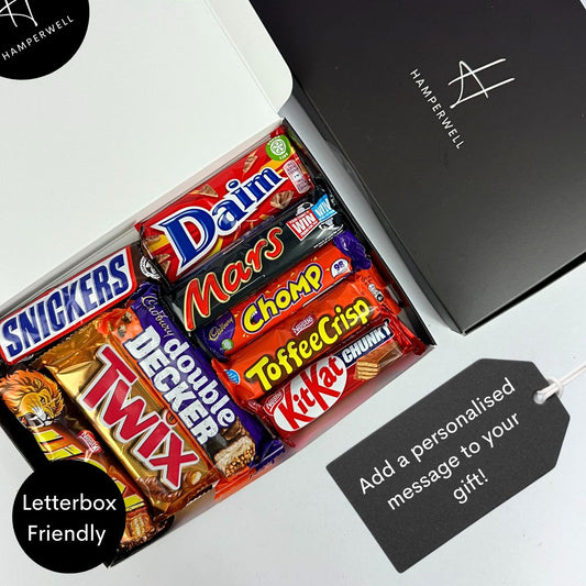 Men's Chocolate Letterbox Gift Hamper-Food and beverage-www.Shopthatapp.com-HamperWell