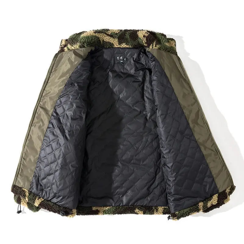 Men's Winter Thickened Lamb Coat - www.Shopthatapp.com