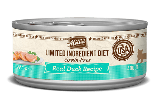 Merrick Limited Ingredient Diet Grain Free Real Duck Recipe Pâté - Cat Wet Food - www.Shopthatapp.com