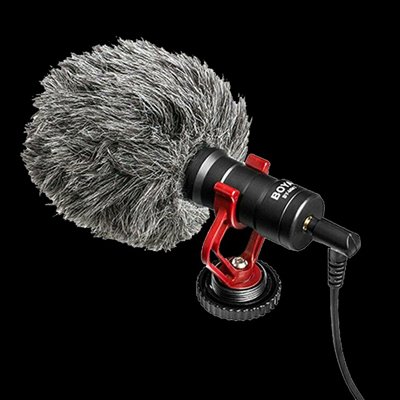Microphone vidéo sur caméra Shotgun Mic pour appareils photo reflex numériques, caméscopes,
