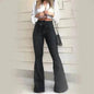 Women Wide Leg Denim Jeans High rise Wide leg bootcut Pants Trouser for Women - www.Shopthatapp.com
