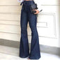 Women Wide Leg Denim Jeans High rise Wide leg bootcut Pants Trouser for Women - www.Shopthatapp.com