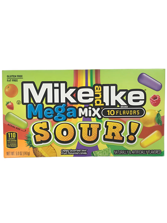 Mike and Ike Mega Mix Sour Theatre Box 4.25OZ - Canadian Edition - www.Shopthatapp.com