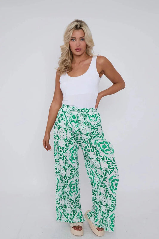 Miley Tile Print Trouser - www.Shopthatapp.com