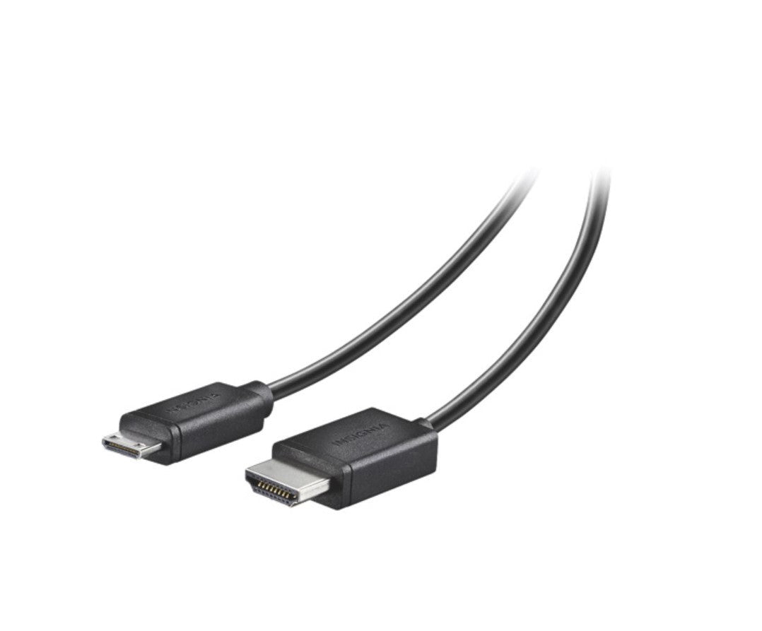 Câble HDMI A vers mini-HDMI de 1,22 m (4 pi) d'Insignia (NS-PG04502-C) - Noir - www.Shopthatapp.com