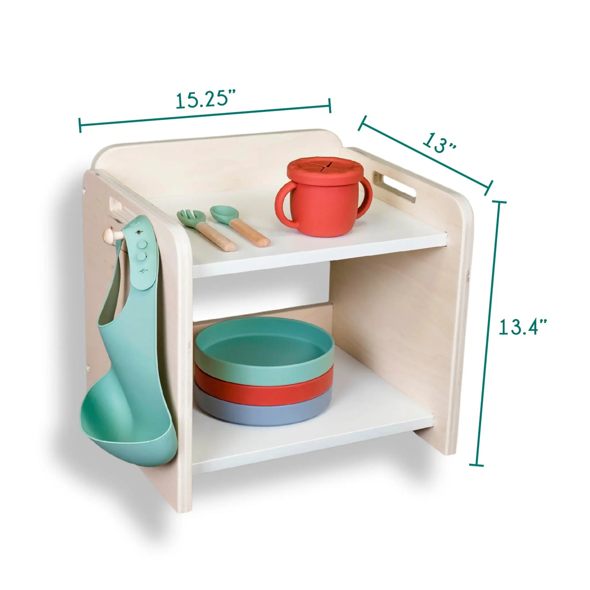 PAPAYA Shelf - Montessori Organization Mini Shelf - www.Shopthatapp.com