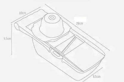 Multi-function Vegetable Slicer Kitchen chopper - www.Shopthatapp.com