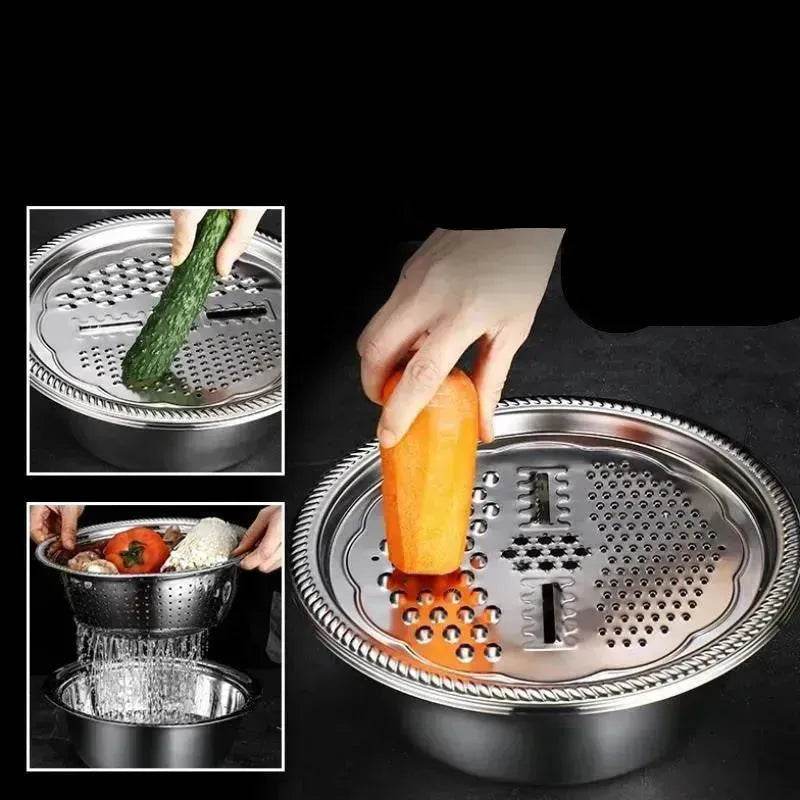 Multifunctional Stainless Steel Vegetable Chopper - www.Shopthatapp.com
