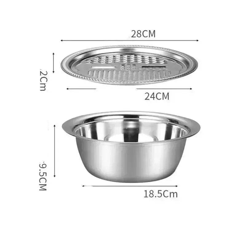 Multifunctional Stainless Steel Vegetable Chopper - www.Shopthatapp.com