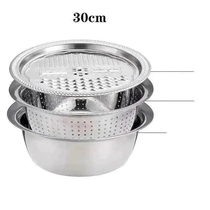 Multifunctional Stainless Steel Vegetable Chopper - www.Shopthatapp.com