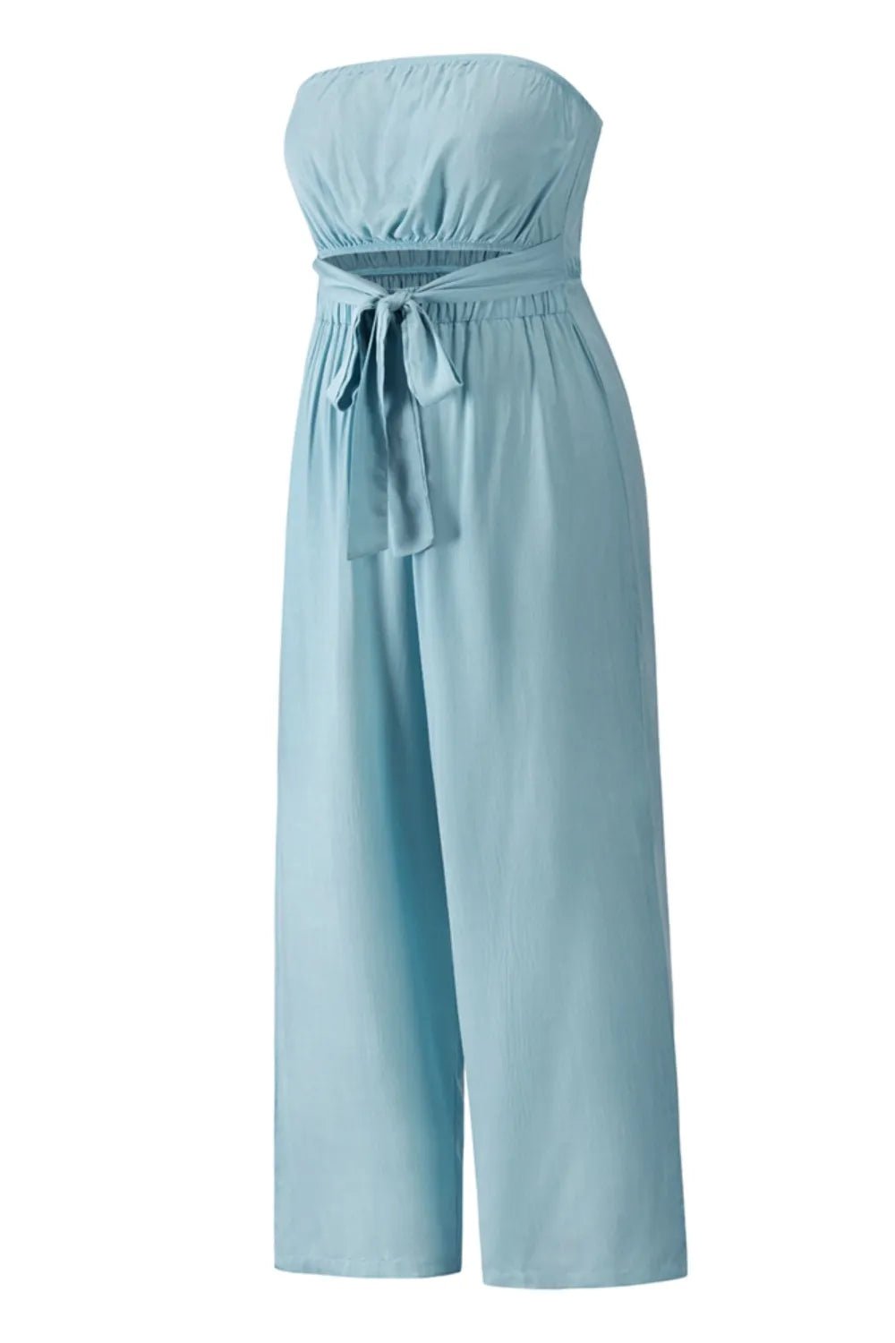 Mylene Strapless Wide Leg Jumpsuit - www.Shopthatapp.com
