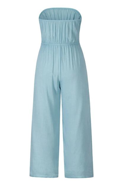 Mylene Strapless Wide Leg Jumpsuit - www.Shopthatapp.com