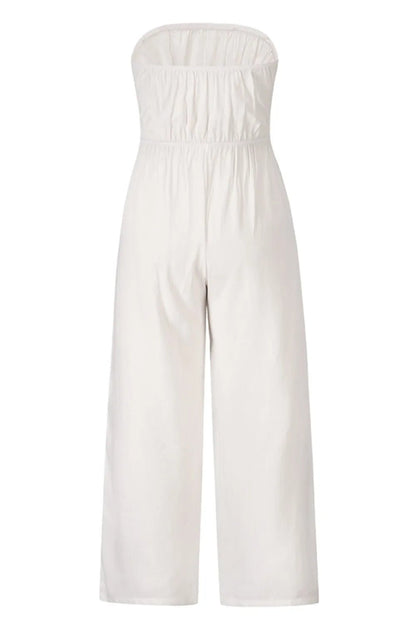 Mylene Strapless Wide Leg Jumpsuit - www.Shopthatapp.com