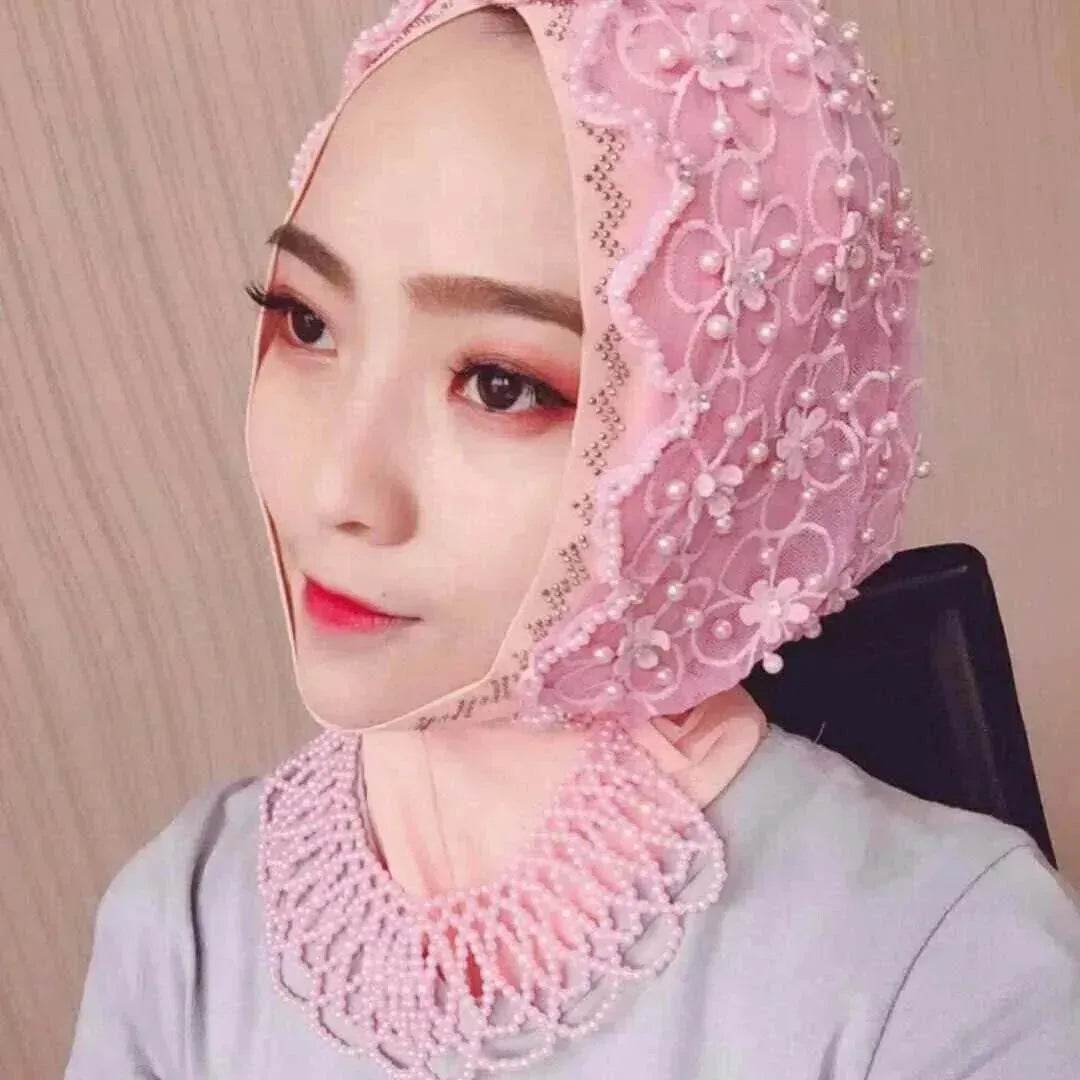 new Arab  hijab chiffon beaded scarf - www.Shopthatapp.com #