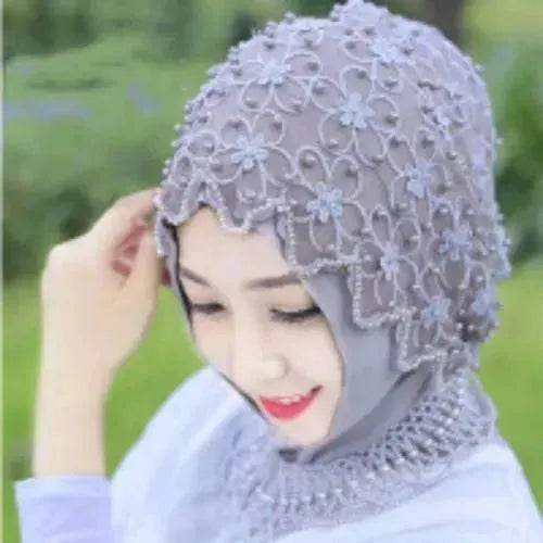 new Arab  hijab chiffon beaded scarf - www.Shopthatapp.com #