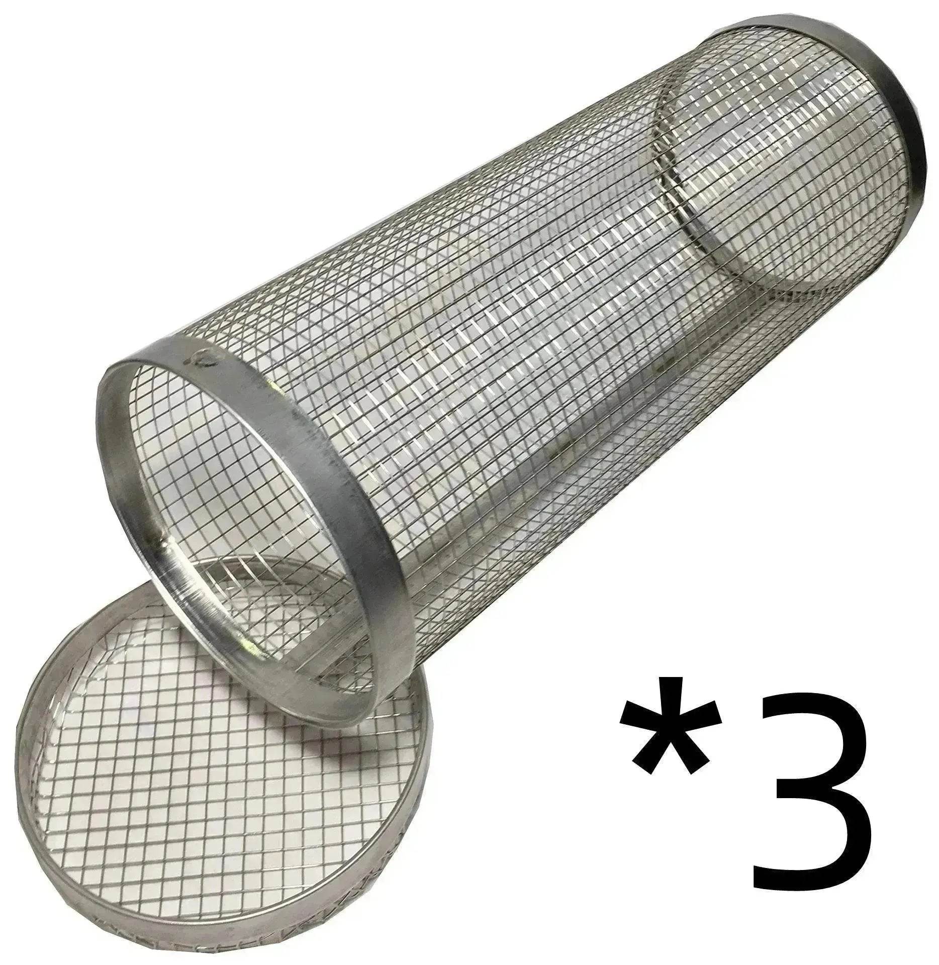 New Grilling Basket  BBQ Basket Stainless Steel Grill Outdoor Picnic Camping Barbecue Cooking Supplies - www.Shopthatapp.com