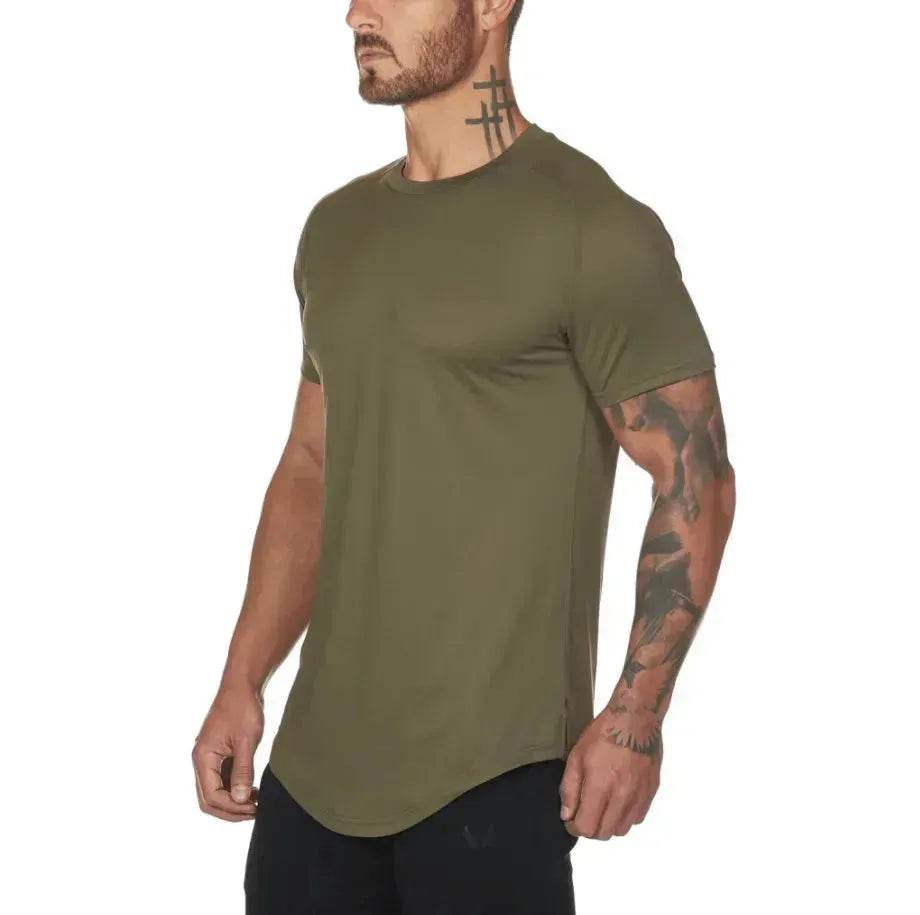 New Gym Wear Plain Shirts Custom Mens Fitness Sports Clothing - www.Shopthatapp.com