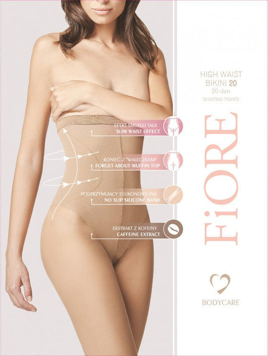 Fiore High Waist Bikini 20 Den – Shaping & Comfortable Tights - www.Shopthatapp.com