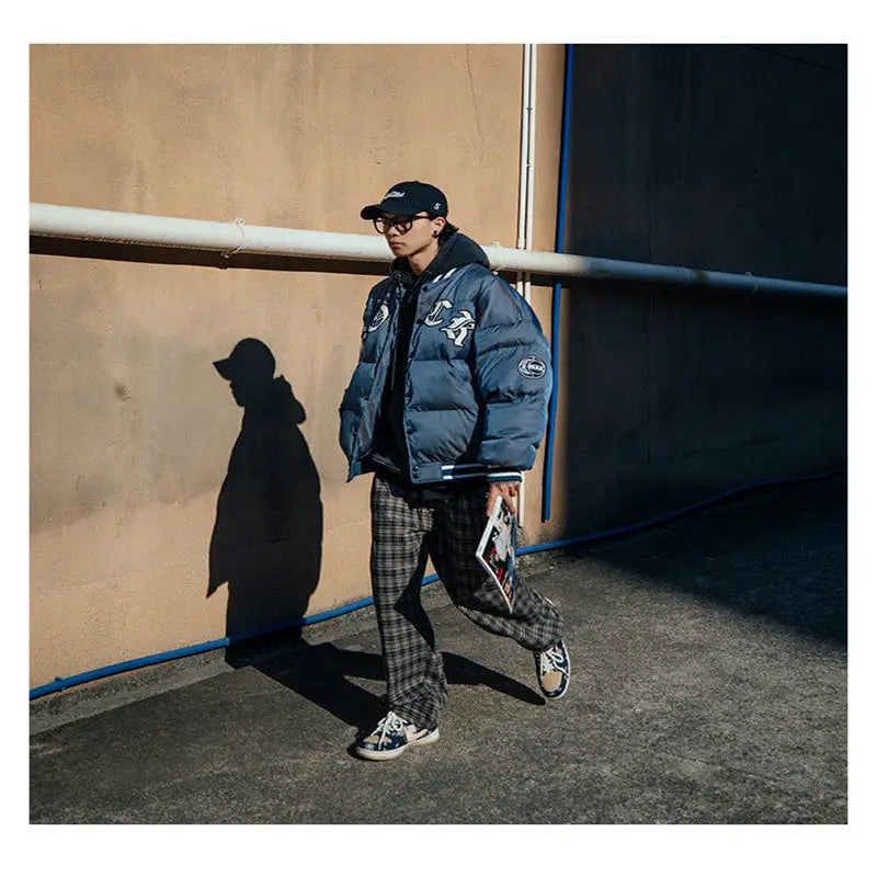 New National Tide Cotton Coat Loose Bread Coat Men - www.Shopthatapp.com