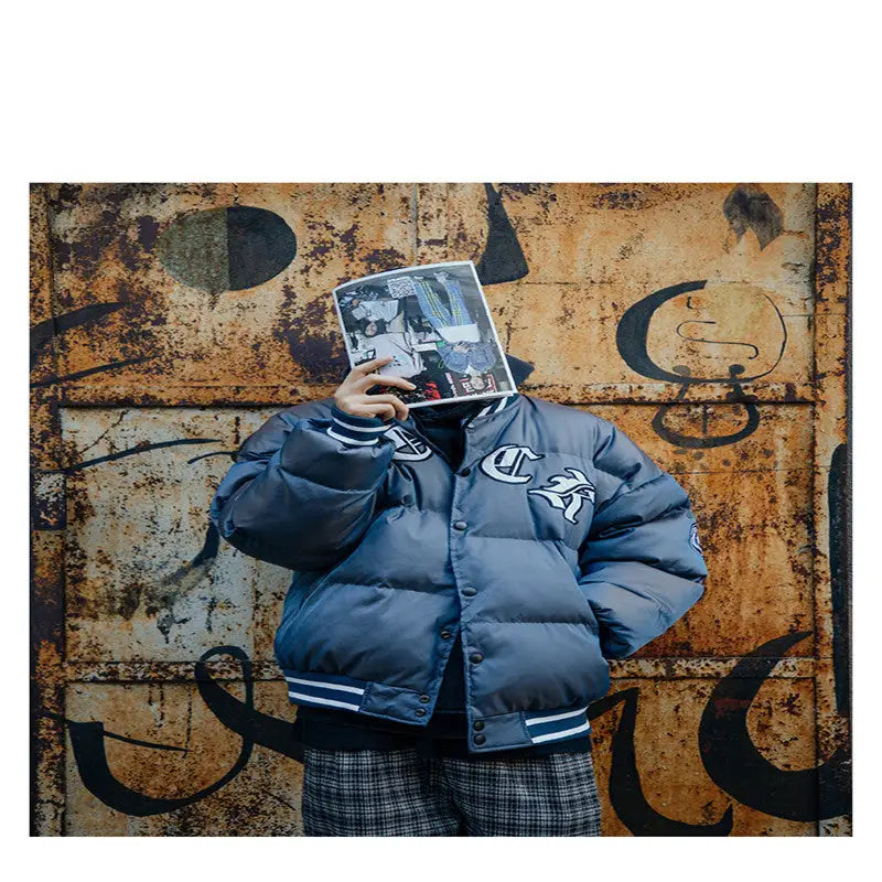 New National Tide Cotton Coat Loose Bread Coat Men - www.Shopthatapp.com