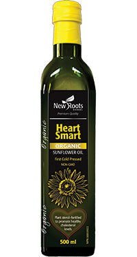 New Roots Herbal Heart Smart Organic Sunflower Oil 500ml - www.Shopthatapp.com