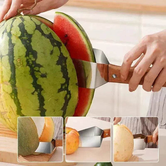 New Watermelon Cutter Slicer Artifact 430 Stainless Steel Watermelon Slicer Cutter Kitchen Gadgets - www.Shopthatapp.com