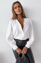Nila Ruched Detail Shirt Blouse - www.Shopthatapp.com