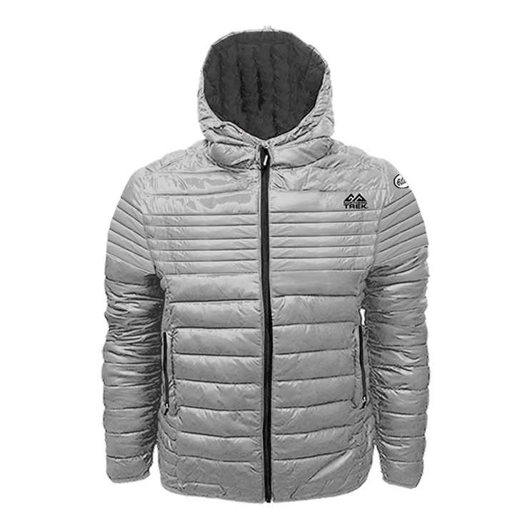 Northern Trek Men's Solid Puffer Hooded Jacket - www.Shopthatapp.com