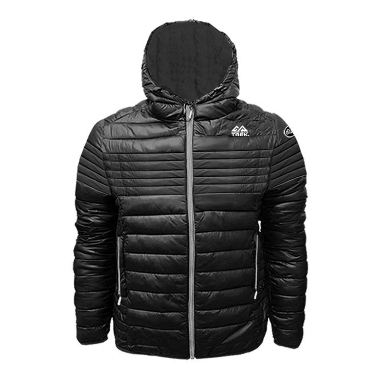 Northern Trek Men's Solid Puffer Hooded Jacket - www.Shopthatapp.com
