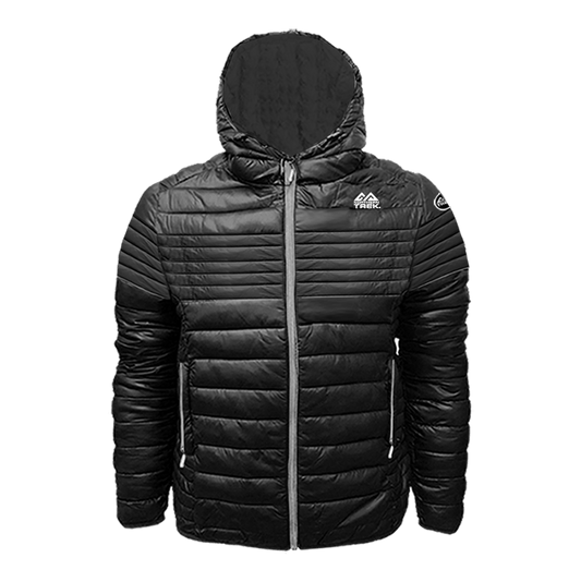 Northern Trek Men's Solid Puffer Hooded Jacket - www.Shopthatapp.com