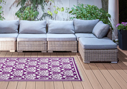 Garden Carpet Persian Purple/ - www.Shopthatapp.com