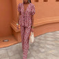 Olivia Printed Tie-up Top and Trouser Set - www.Shopthatapp.com