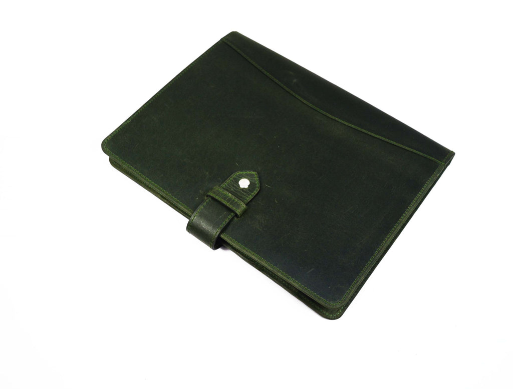 Orillia Leather Organizer - Fossil Green - www.Shopthatapp.com
