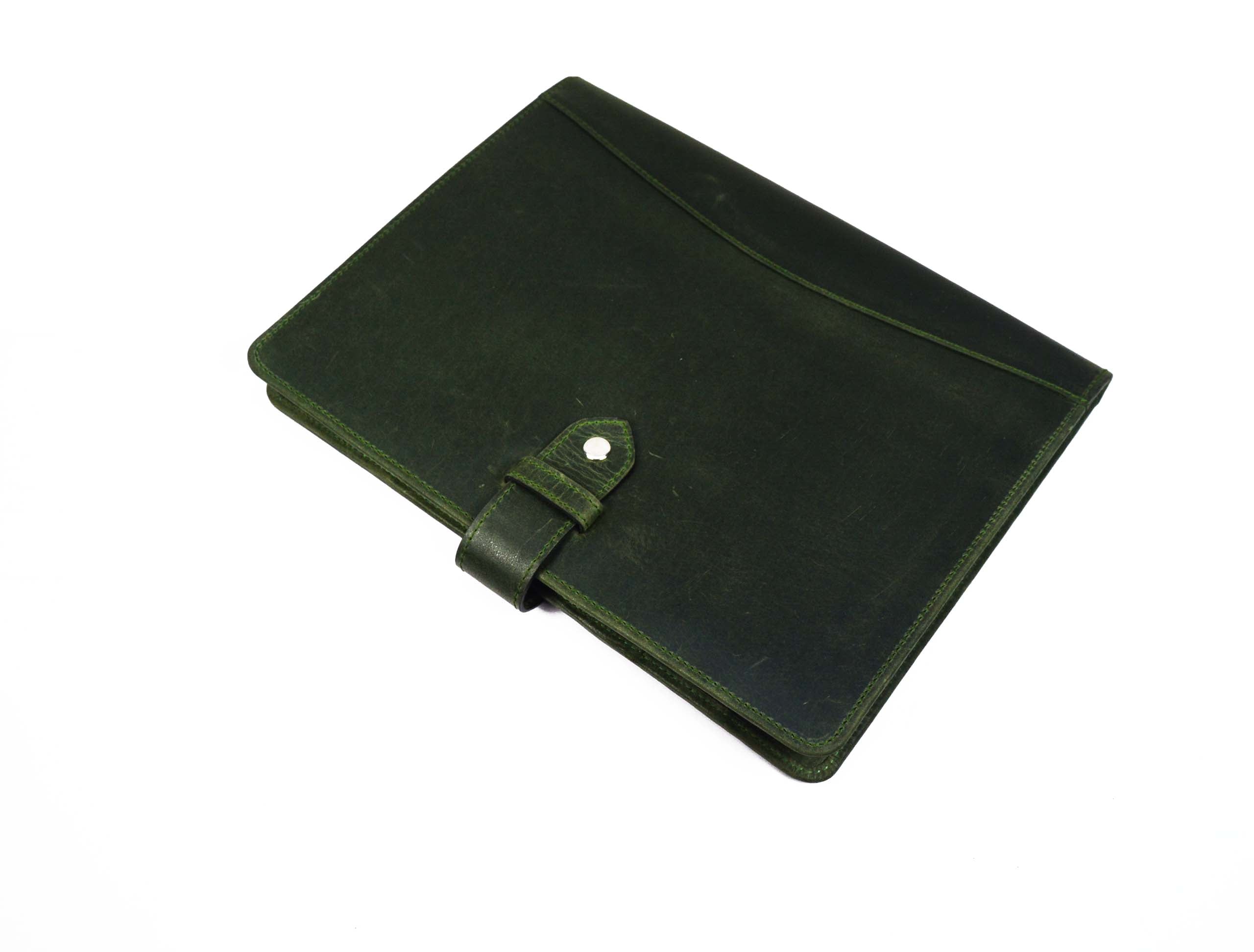 Orillia Leather Organizer - Fossil Green - www.Shopthatapp.com