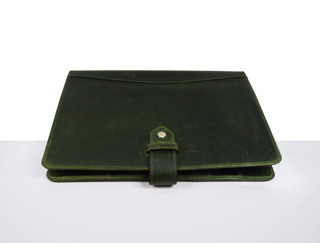 Orillia Leather Organizer - Fossil Green - www.Shopthatapp.com