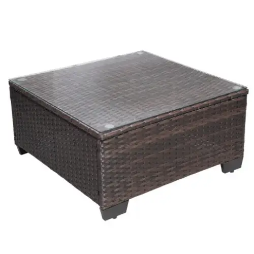 Outdoor Garden Patio Furniture 7Piece PE Rattan Wicker Cushioned Sofa - www.Shopthatapp.com