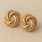 Oversized Twist Studs - www.Shopthatapp.com